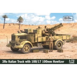 1:72 Италиански камион 3Ро с гаубица 100/17 (3Ro Italian Truck with 100/17 Howitzer)