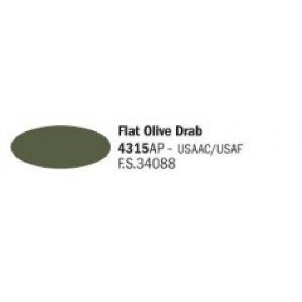 Flat Olive Drab - Акрилна боя за моделизъм (20 ml) Flat Olive Drab - Акрилна боя за моделизъм (20 ml)