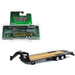 Gooseneck Trailer - Primer Gray with Red and White Conspicuity Stripes (Hobby Exclusive)