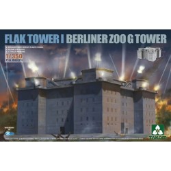 1:350 Германска зенитна кула I Г, Берлински зоопарк, 1941 (Berliner Zoo G Tower)