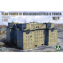 1:350 Германска зенитна кула IV Г (Flak Tower IV Heiligengeistfeld G Tower)
