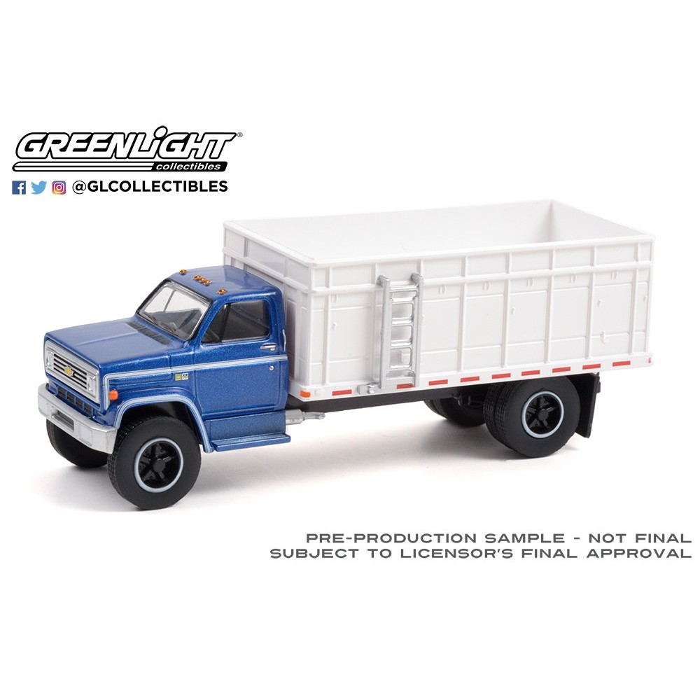 S.D. Trucks Series 13 - 1980 Chevrolet C-70 Grain Truck - Blue Poly Cab with White Bed Solid Pack S.D. Trucks Series 13 - 1980 Chevrolet C-70 Grain Truck - Blue Poly Cab with White Bed Solid Pack