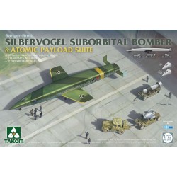 1:72 Суборбитален бомбардировач Sanger-Bredt Silbervogel и оборудване за атомен полезен товар