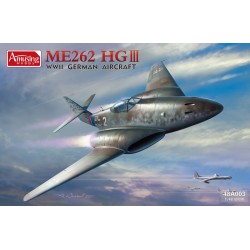 1:48 Германски изтребител-бомбардировач Месершмит Ме262 ХГ III от Втората световна война (Me262 HG III WWII)