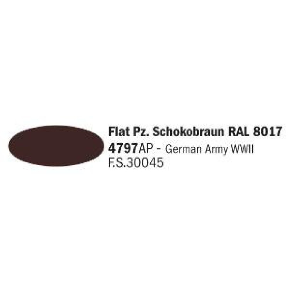 Flat Pz. Schokobraun RAL 8017 - Акрилна боя за моделизъм (20 ml) Flat Pz. Schokobraun RAL 8017 - Акрилна боя за моделизъм (20 ml)