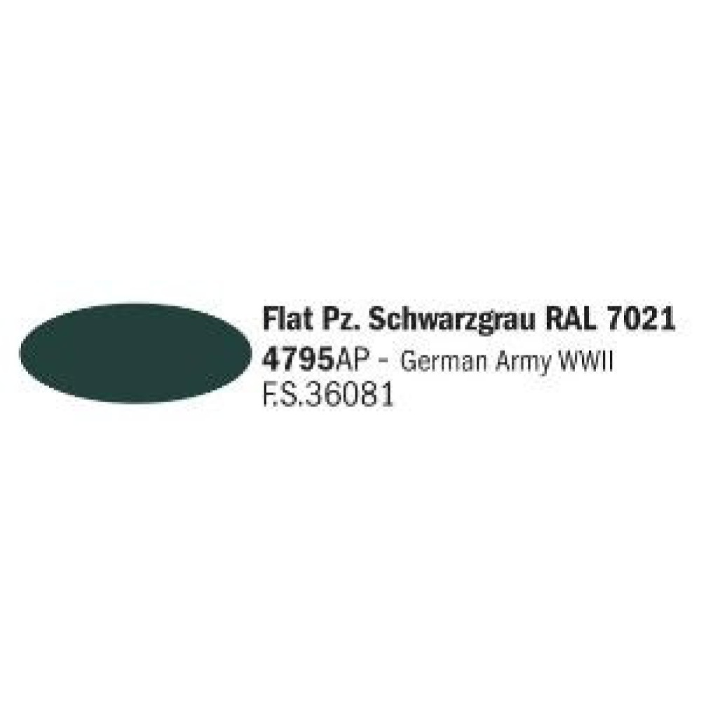 Flat Pz. Schwarzgrau RAL 7021 - Акрилна боя за моделизъм (20 ml) Flat Pz. Schwarzgrau RAL 7021 - Акрилна боя за моделизъм (20 ml)
