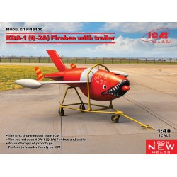 1:48 Q-2A (KDA-1) Firebee with trailer (1 airplane and trailer)