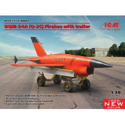 1:48 Дрон ВQM-34А (Q-2С) Firebee с ремарке