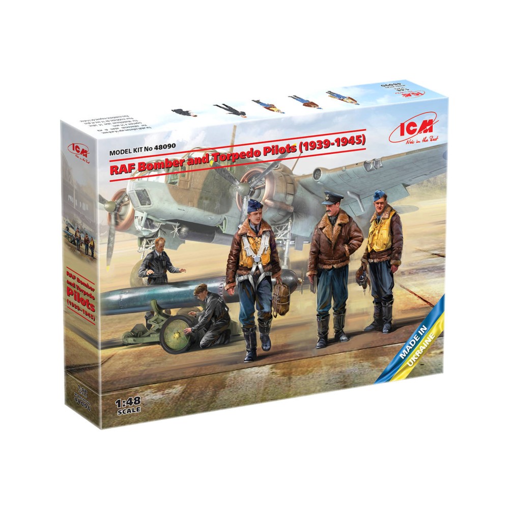 1:48 Пилоти на бомбардировачи и торпедоносци на RAF (1939-1945) (100% нови матрици) 1:48 Пилоти на бомбардировачи и торпедоносци на RAF (1939-1945) (100% нови матрици)