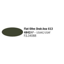 Flat Olive Drab Ana 613 - Акрилна боя за моделизъм (20 ml)