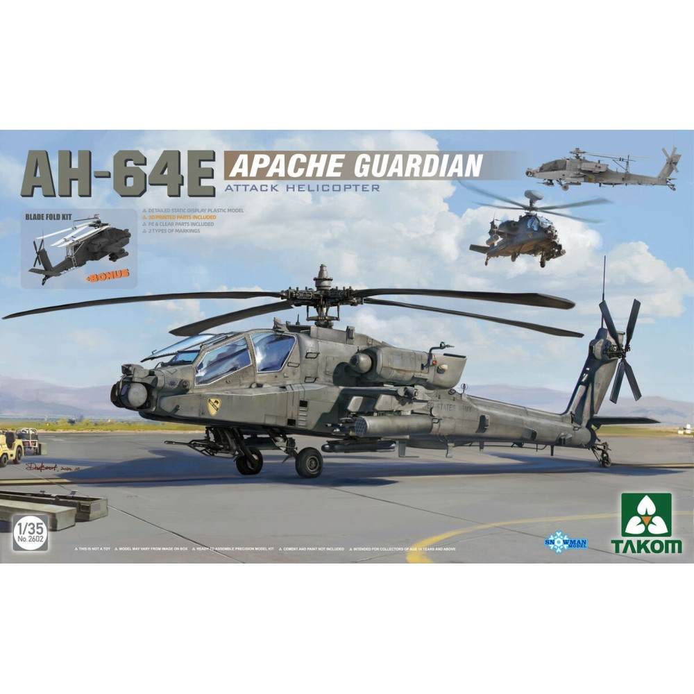 1:35 Американски хеликоптер АХ-64Е Апачи Гардиан (AH-64E Apache Guardian) 1:35 Американски хеликоптер АХ-64Е Апачи Гардиан (AH-64E Apache Guardian)