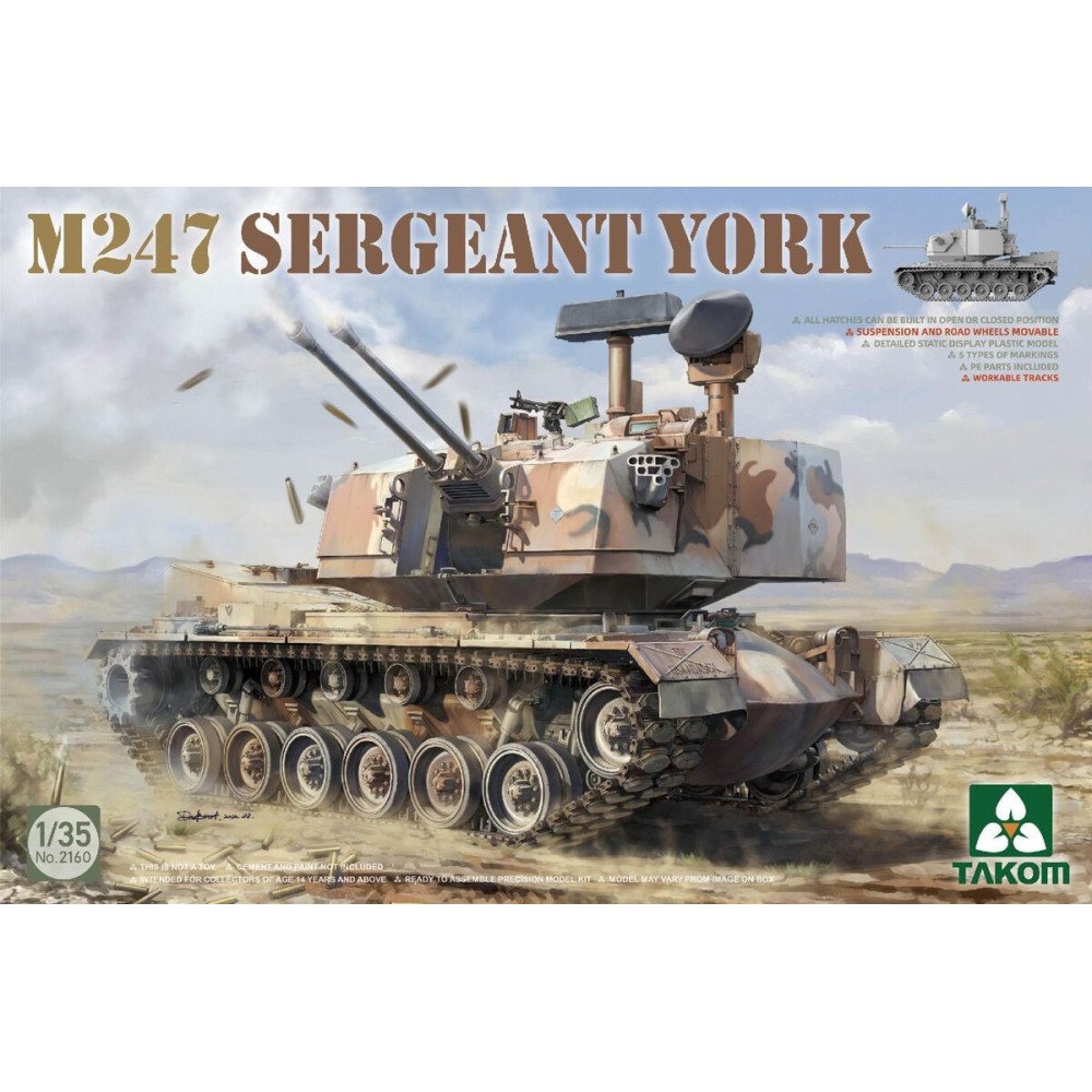 1:35 Самоходна противовъздушна установка М247 сержант Йорк (M247 Sergeant York) 1:35 Самоходна противовъздушна установка М247 сержант Йорк (M247 Sergeant York)