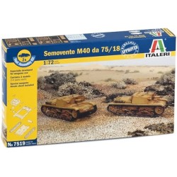 1:72 Италианско самоходно оръдие Semovente M40 da 75/18 - бърза сглобка
