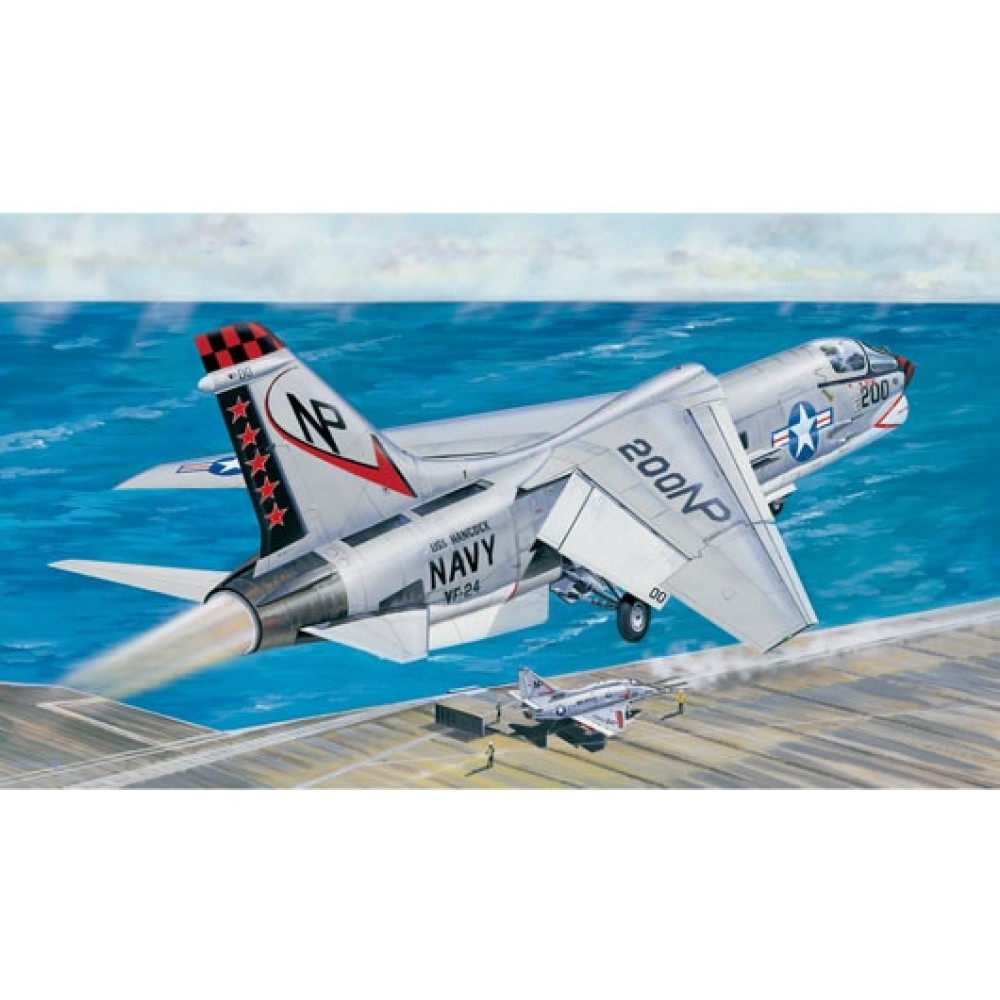 1:32 Американски свръхзвуков самолет F-8J Crusader 1:32 Американски свръхзвуков самолет F-8J Crusader