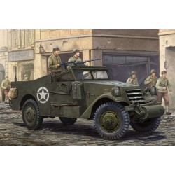 1:35 Американски брониран автомобил М3А1 (M3A1 "White Scout Car" Late Production)