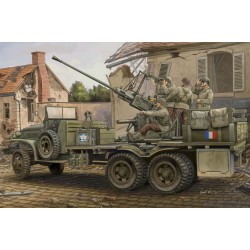 1:35 Американски военен камион Генерал Моторс с ПВО установка БОФОРС 40 mm (GMC Bofors 40mm Gun)