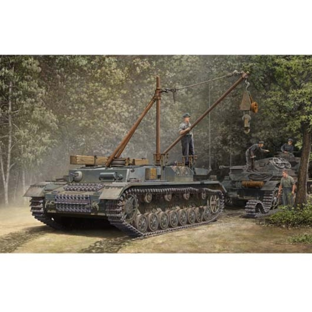1:35 Германска ремонтно-евакуационна машина Бергепанцер IV (German Bergepanzer IV Recovery Vehicle) 1:35 Германска ремонтно-евакуационна машина Бергепанцер IV (German Bergepanzer IV Recovery Vehicle)