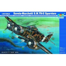1:48 Италиански изтребител Савоя-Марчети СМ.79-II (Aircraft-Savoia Marchetti SM.79-II)