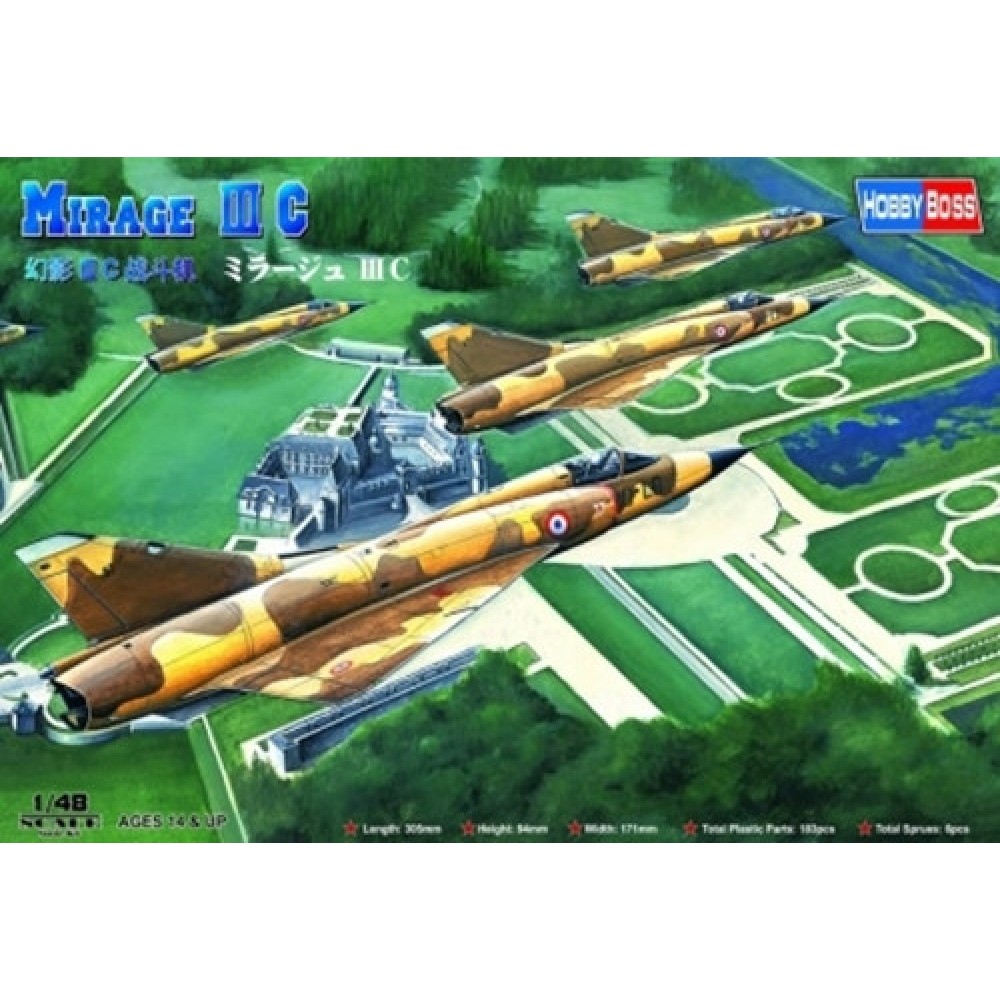 1:48 Френски изтребител Мираж IIIС (Mirage IIIC Fighter) 1:48 Френски изтребител Мираж IIIС (Mirage IIIC Fighter)