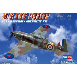 1:72 Френски изтребител M.S.406 Fighter - лесна сглобка