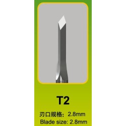 Длето Master Tools T2 2,8 x 2,8mm, втъх-ромб