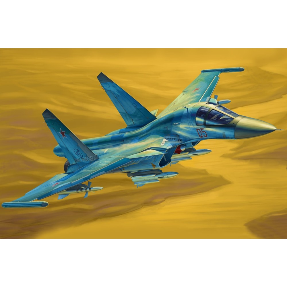 1:48 Руски бомбардировач Су-34 (Russian Su-34 Fullback Fighter-Bomber) 1:48 Руски бомбардировач Су-34 (Russian Su-34 Fullback Fighter-Bomber)