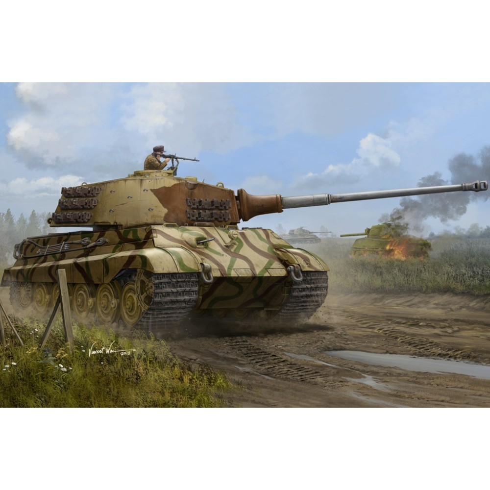 1:35 Германски танк Pz.Kpfw.VI Sd.Kfz.182 Tiger II (производство Henschel юли-1945) 1:35 Германски танк Pz.Kpfw.VI Sd.Kfz.182 Tiger II (производство Henschel юли-1945)