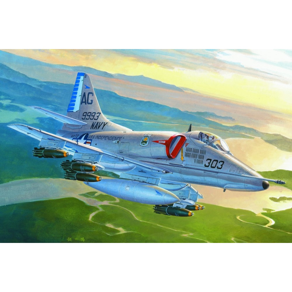 1:72 Американски изтребител А-4Е Ястреб (A-4E Sky Hawk) 1:72 Американски изтребител А-4Е Ястреб (A-4E Sky Hawk)