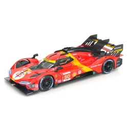 FERRARI - 499P 3.0L TURBO V6 TEAM FERRARI AF CORSE N 50 5th 24h LE MANS (POLE POSITION) 2023 ANTONIO FUOCO - MIGUEL MOLINA - NICKLAS NIELSEN
