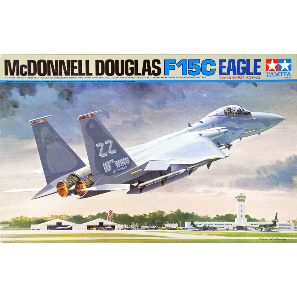 1:32 Американски изтребител Ф-15Ц Орел (F-15C Eagle) - 1 фигура 1:32 Американски изтребител Ф-15Ц Орел (F-15C Eagle) - 1 фигура