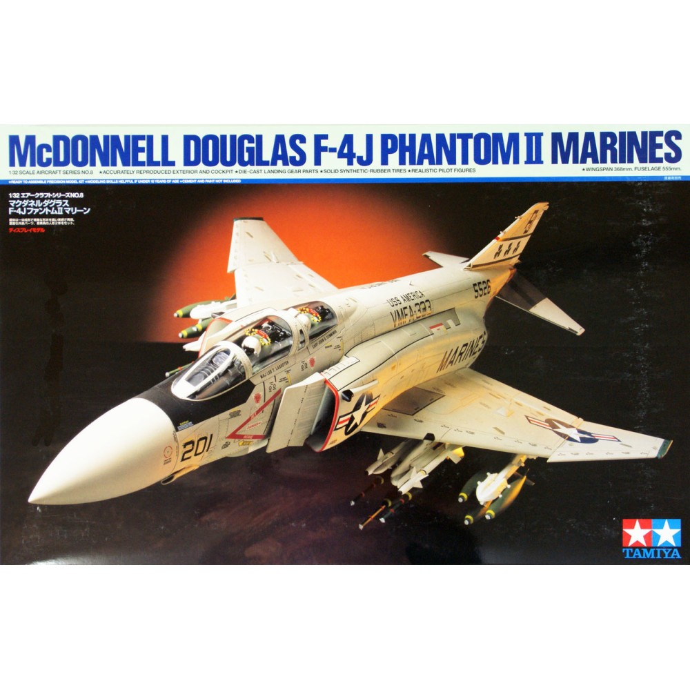 1:32 Американски самолет Ф-4J Фантом II (F-4J Phantom II) ВМС 1:32 Американски самолет Ф-4J Фантом II (F-4J Phantom II) ВМС