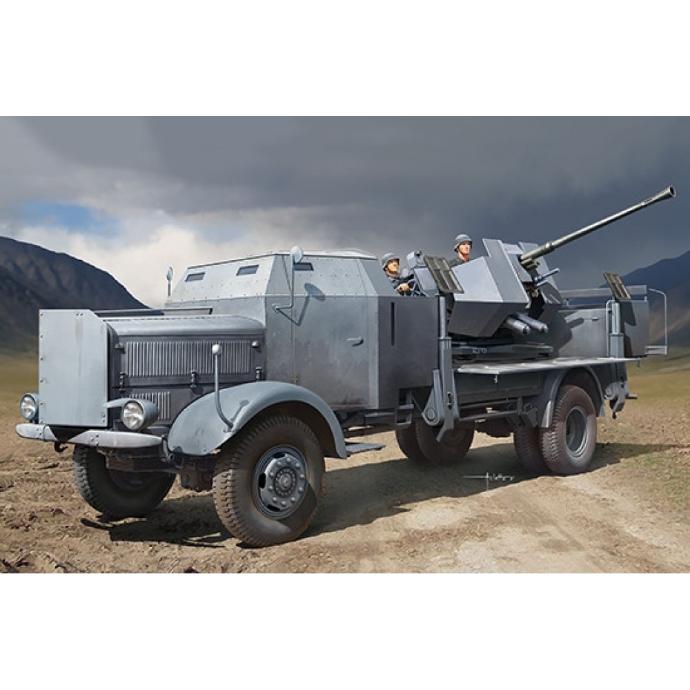 1:35 Брониран камион L4500A с оръдие 3.7cm Flak 37 1:35 Брониран камион L4500A с оръдие 3.7cm Flak 37