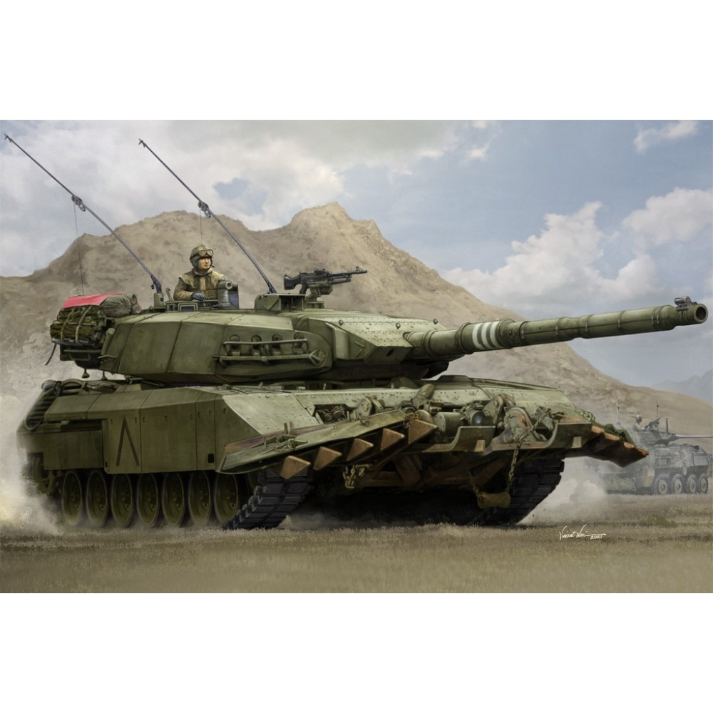 1:35 Канадски танк Leopard C2 MEXAS с гребло TWMP Track Width Mine Plow