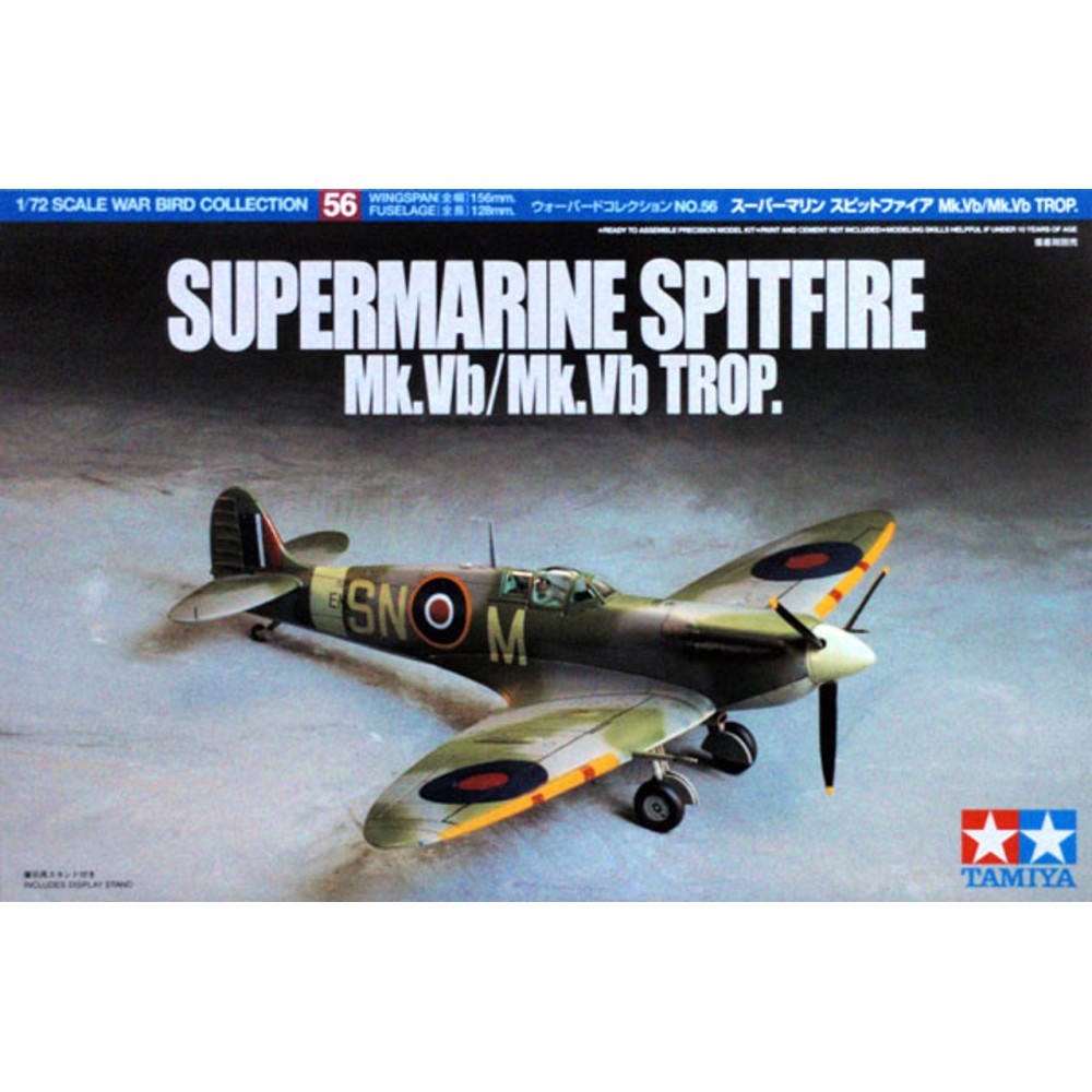 1:72 Британски изтребител Supermarine Spitfire - Mk.Vb/Mk.Vb TROP 1:72 Британски изтребител Supermarine Spitfire - Mk.Vb/Mk.Vb TROP