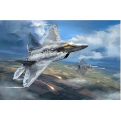1:48 Американски изтребител F-22A Raptor