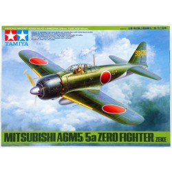1:48 Японски изтребител Мицубиши А6М5/5а Зиро Файтър Зеке (Mitsubishi A6M5/5a Zero - Fighter (Zeke))