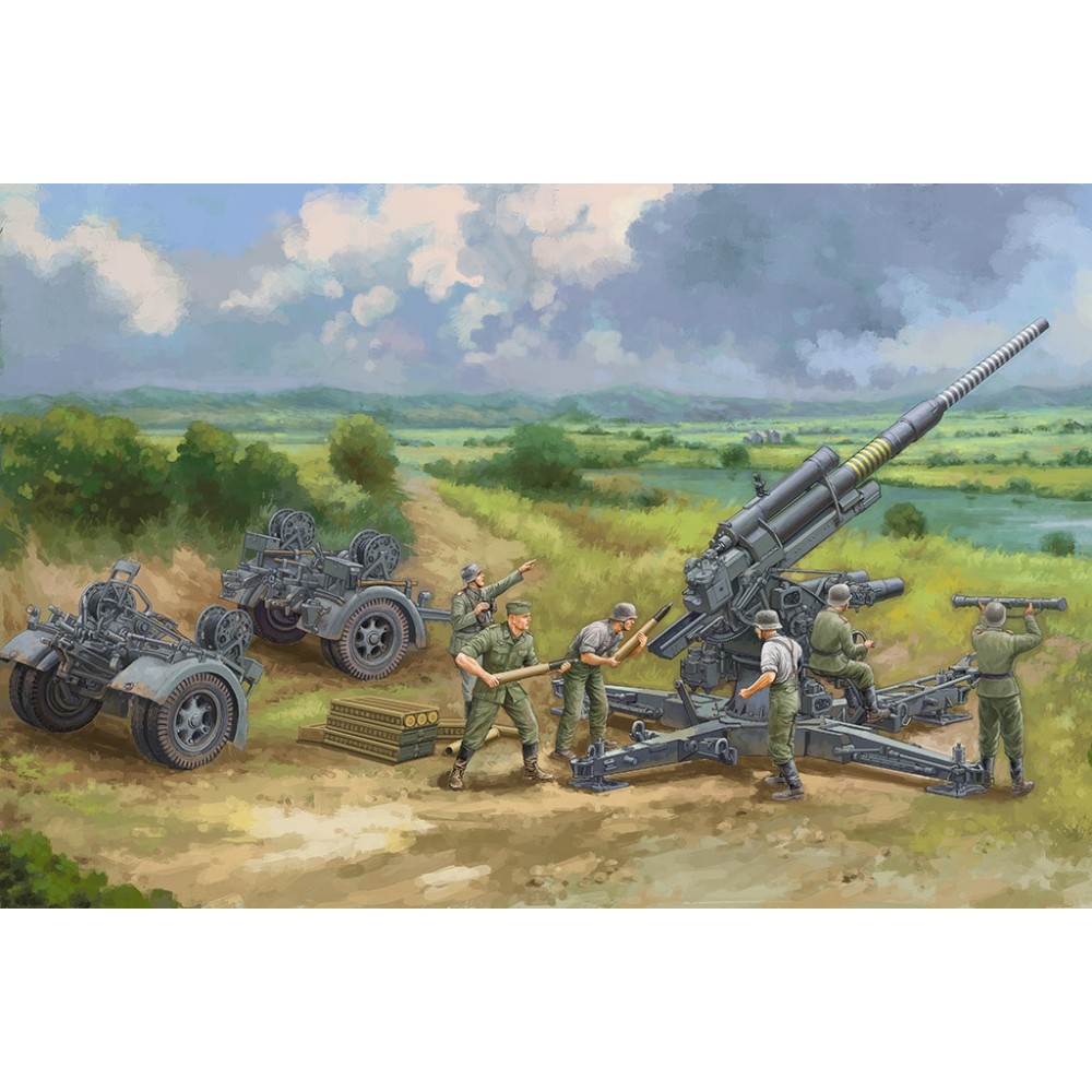 1:35 Германско противовъздушно оръдие 8,8 см Флак 36/37 (8.8cm Flak 36/37) 1:35 Германско противовъздушно оръдие 8,8 см Флак 36/37 (8.8cm Flak 36/37)
