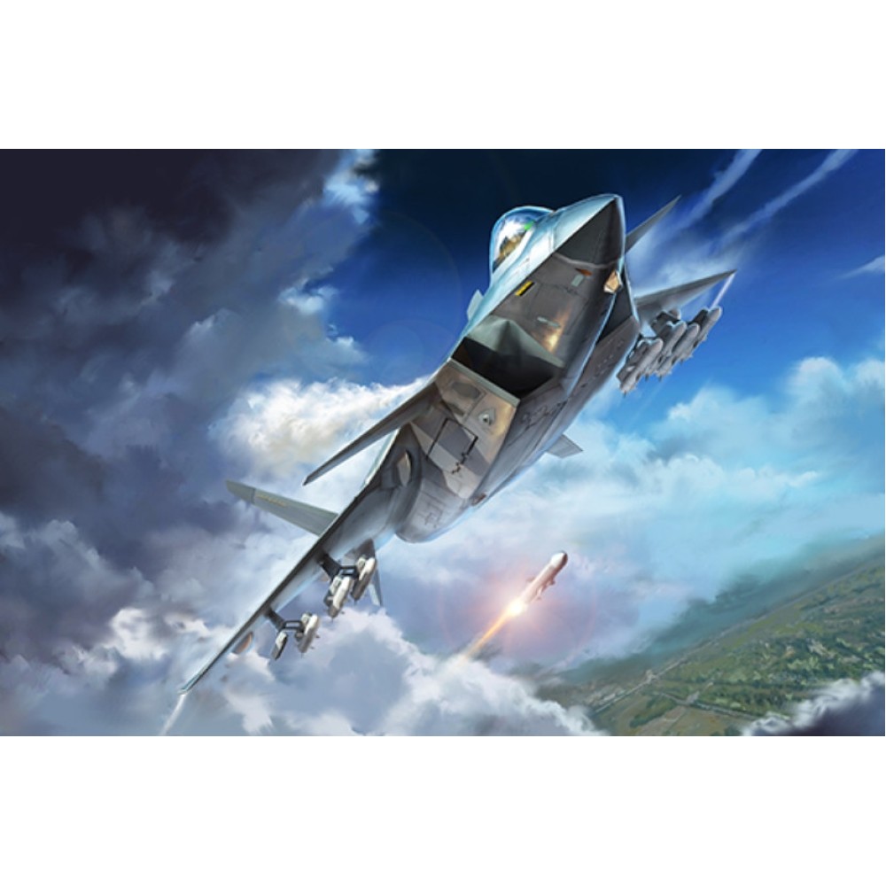 1:48 Китайски изтребител Чънду J-20 (Chinese J-20 Mighty Dragon-Beast Mode) 1:48 Китайски изтребител Чънду J-20 (Chinese J-20 Mighty Dragon-Beast Mode)