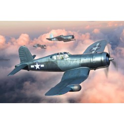 1:48 Американски самолет Воит Ф4У-1А/2 Корсар, избор от 2 модела (Vought F4U-1A/2 Corsair (2-in-1))