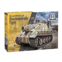 1:35 Германски танк 38 cm RW 61 aus STURMMORSER TIGER