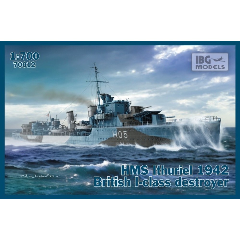 1:700 Британски разрушител клас I Итуриел 1942 (HMS Ithuriel 1942 British I-Class Destroyer) 1:700 Британски разрушител клас I Итуриел 1942 (HMS Ithuriel 1942 British I-Class Destroyer)