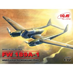 1:72 Германски разузнавателен самолет Фоке-Вулф Фв 189А-1 (FW 189A-1) от Втората световна война (100% нови отливки)
