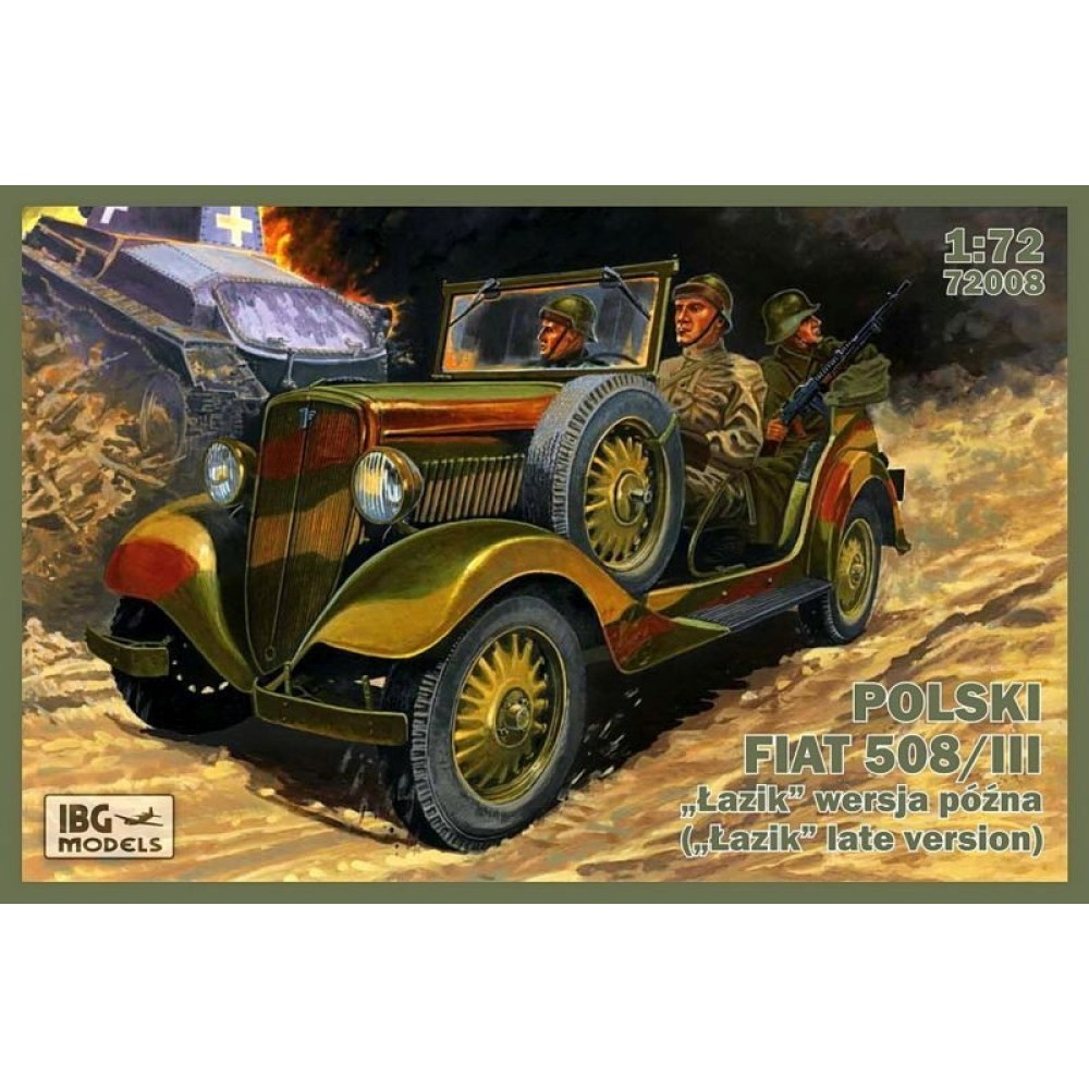1:72 Късна версия офроуд „Лазик“ Polski Fiat 508/II Lazik 1:72 Късна версия офроуд „Лазик“ Polski Fiat 508/II Lazik