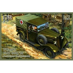 1:72 Линейка Полски Фиат 508/III (1:72 Polish Fiat 508/III Ambulance)