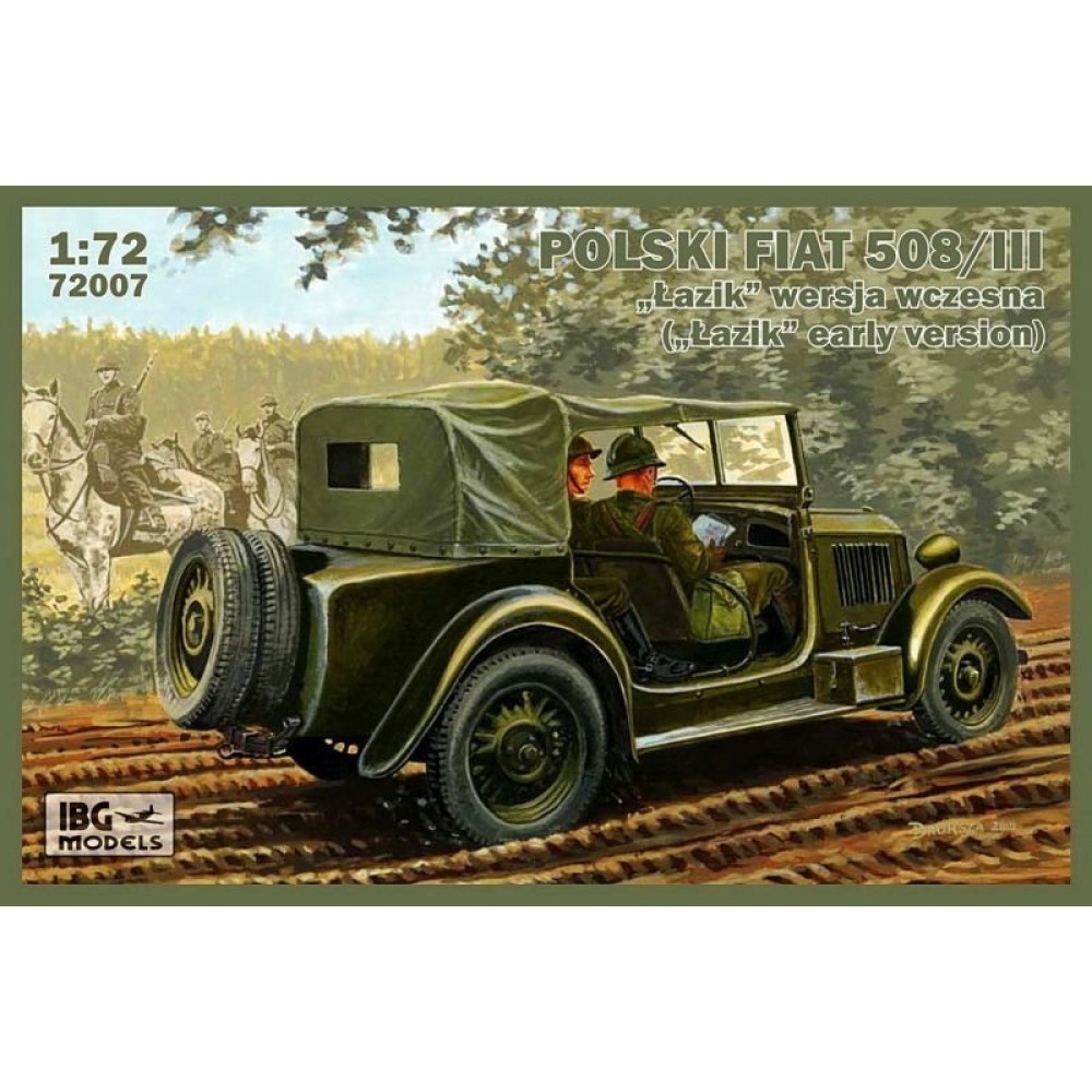1:72 Ранна версия офроуд Полски Фиат 508/III „Лазик“ (Polski Fiat 508/III 1:72 Ранна версия офроуд Полски Фиат 508/III „Лазик“ (Polski Fiat 508/III