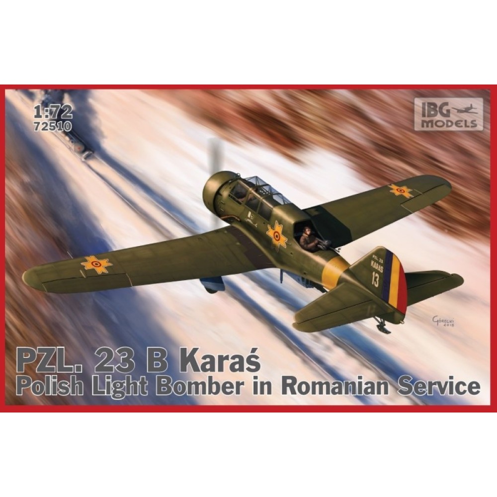 1:72 Самолет ПЗЛ.23Б Карас (PZL.23B Karas) на въоръжение в румънската армия 1:72 Самолет ПЗЛ.23Б Карас (PZL.23B Karas) на въоръжение в румънската армия