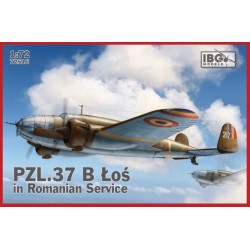1:72 Самолет ПЗл 37Б Лос II (PZL 37B Los II) на въоръжение в румънската армия