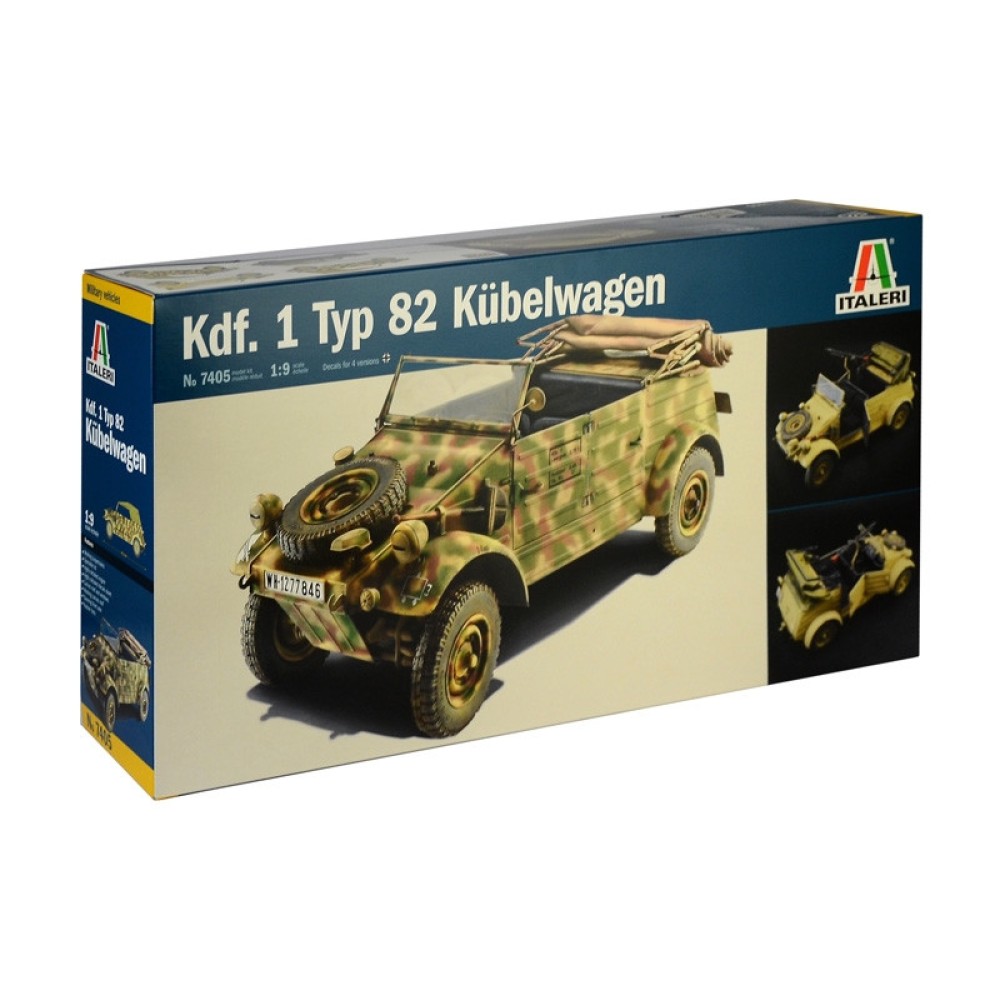 1:9 Германски военен автомобил Kdf. 1 Typ 82 Kubelwagen