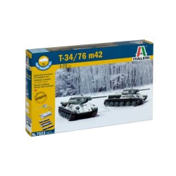 1:72 Танк T34/76 Модел 42 - бърза сглобка, 2 модела