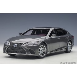 Lexus LS 500h 2018 (manganese luster metallic/ crimson & black interior) (composite model/full openings)